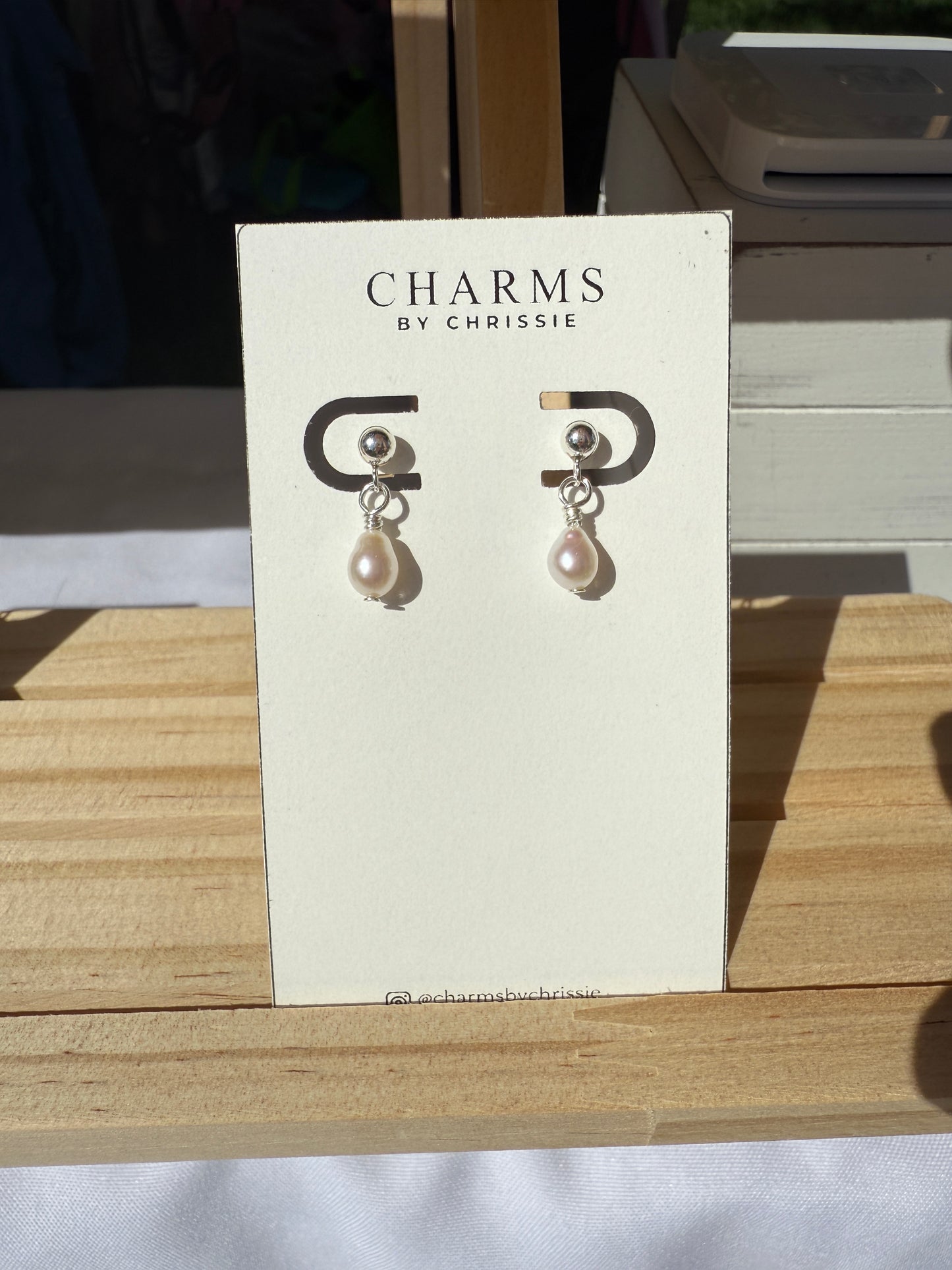 Mika Pearl Drop Earrings