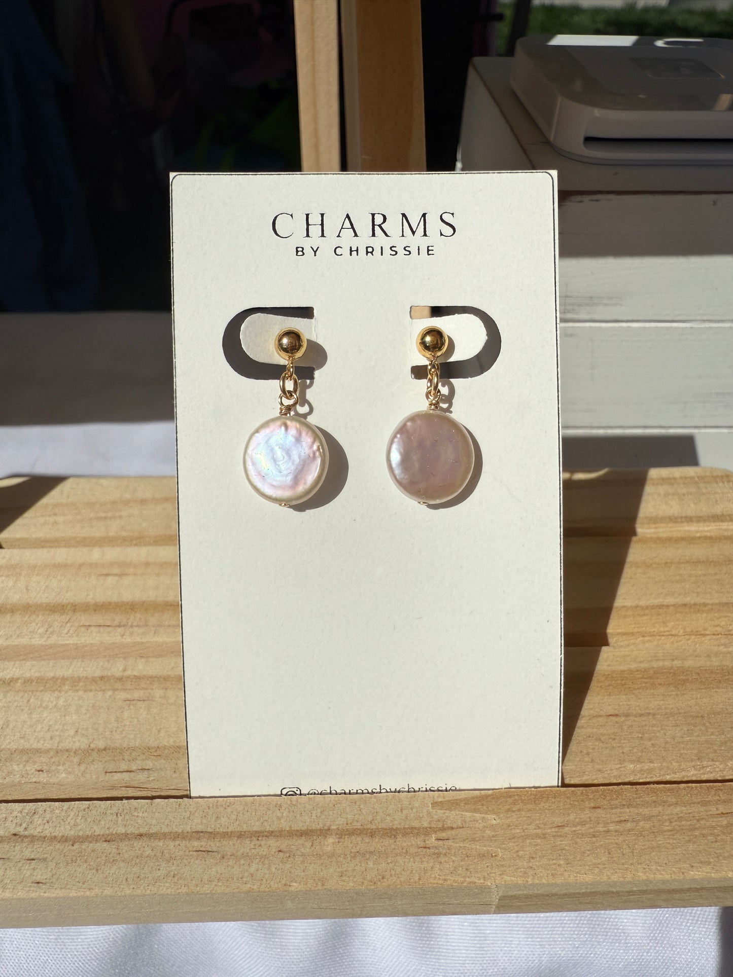 Coin Drop Earrings