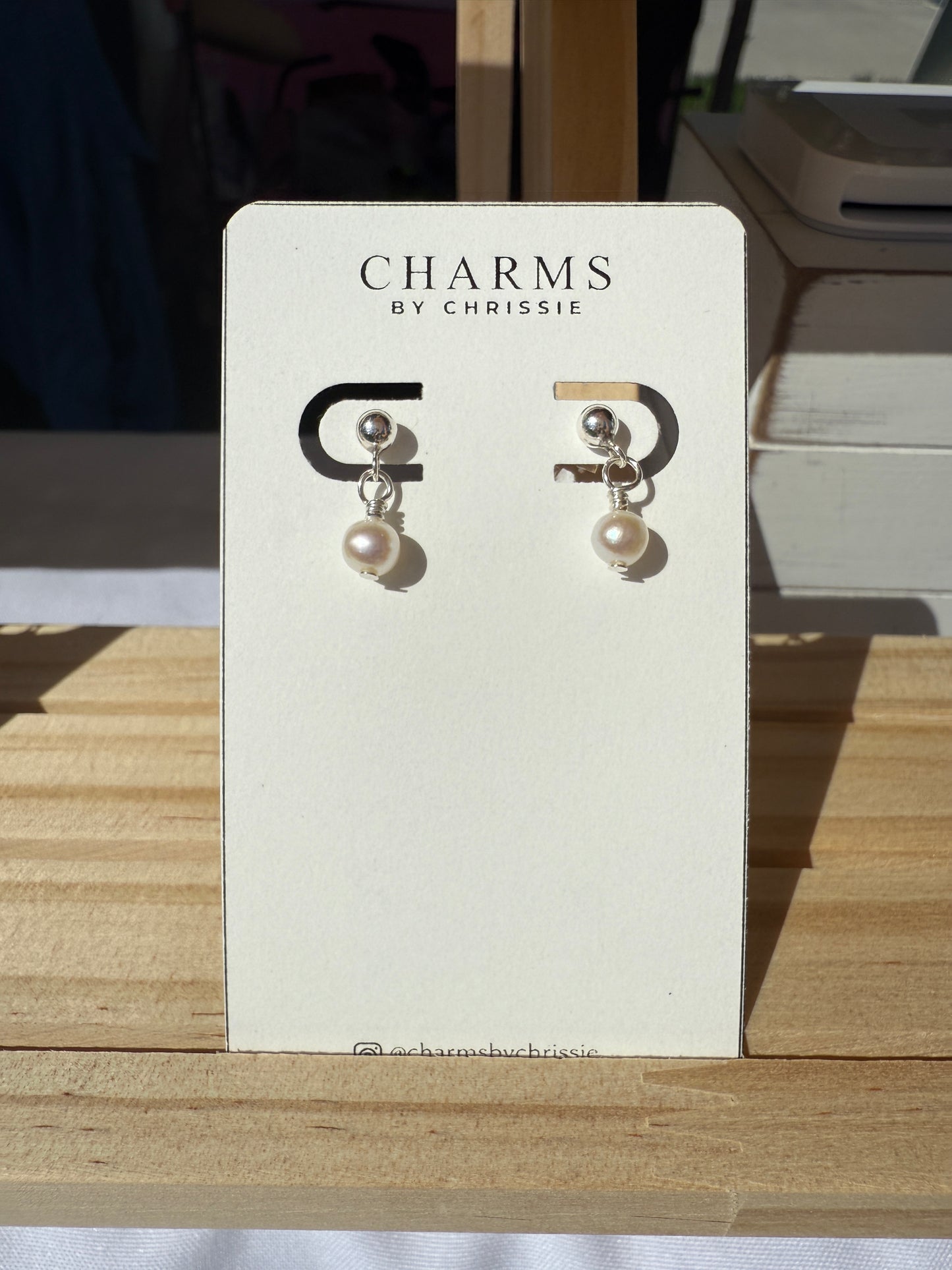 Eliza Pearl Drop Earrings