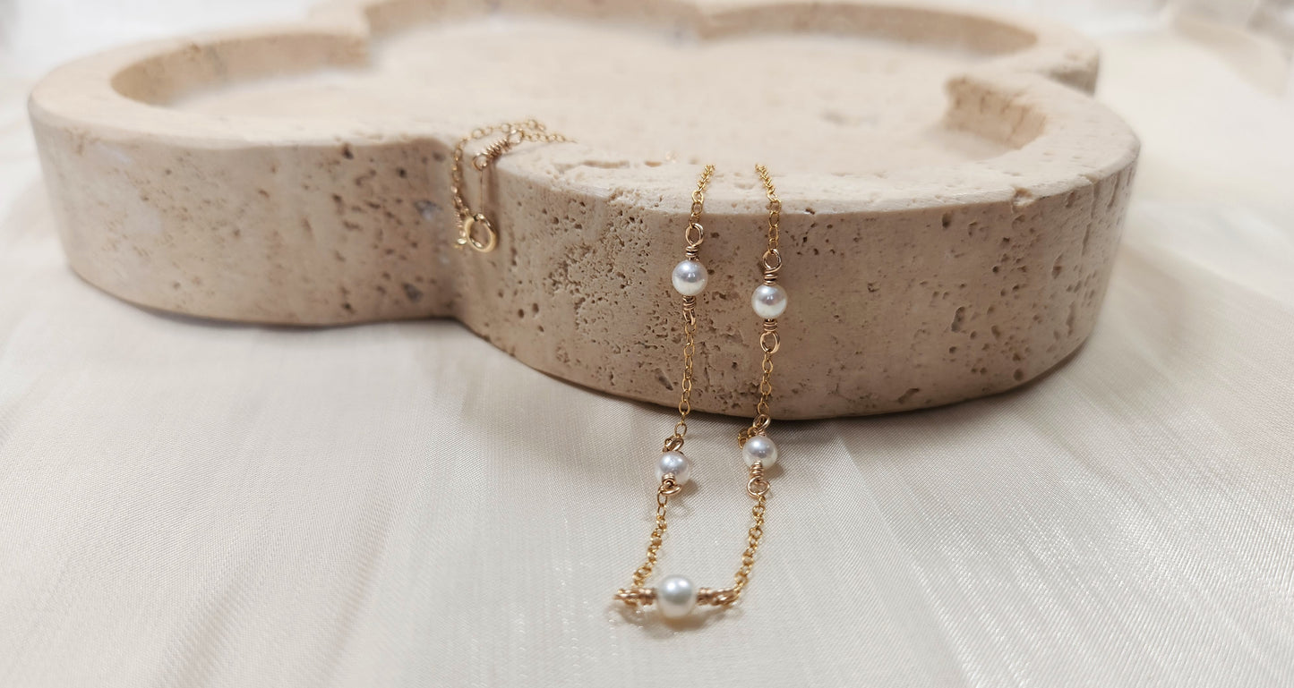 Eliza Pearl Choker Necklace