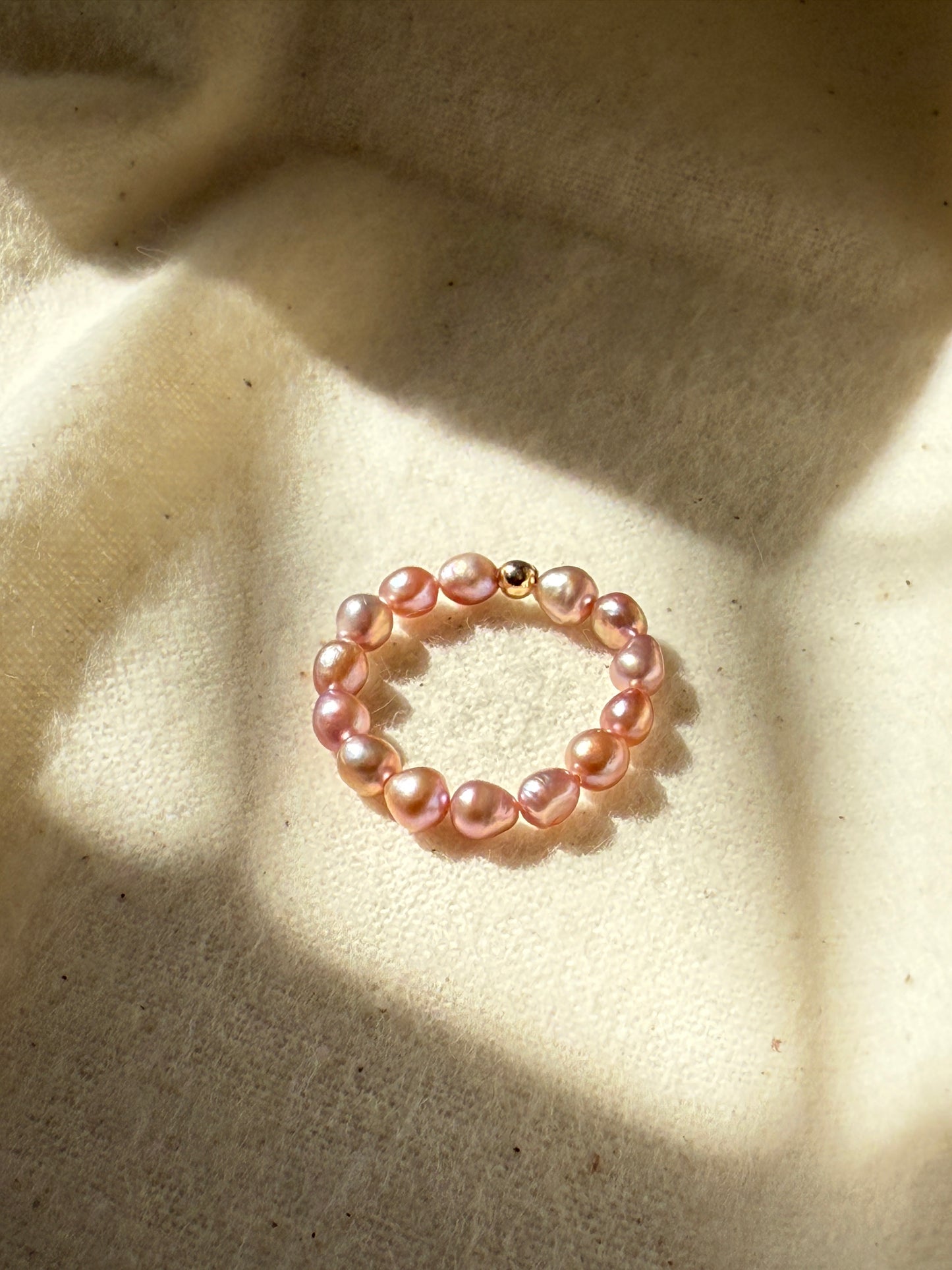 Stretch Pearl Rings